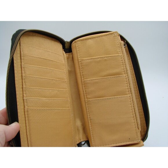 Travelon Black Wallet Wristlet Safe ID RFID Blocking Full Zip Around Closure - Picture 4 of 11